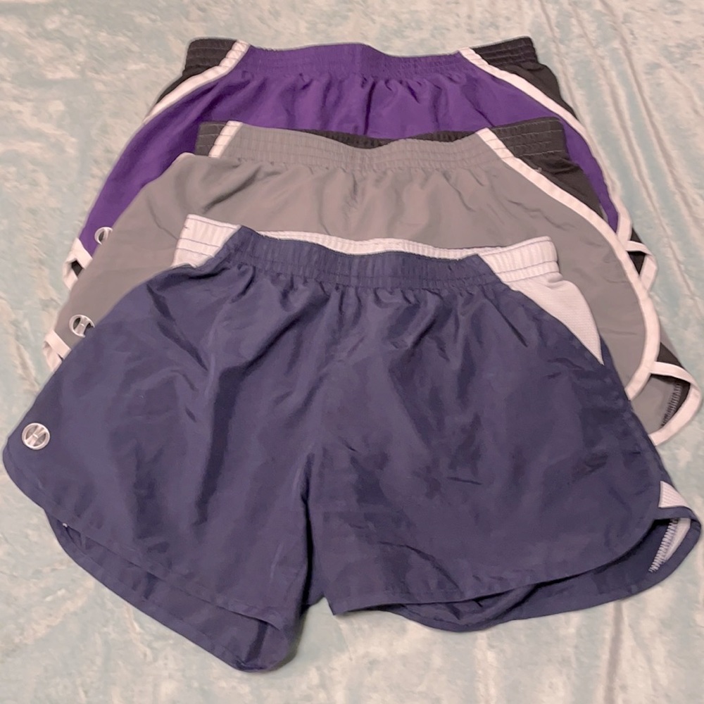 3 pairs of women’s Holloway athletic shorts